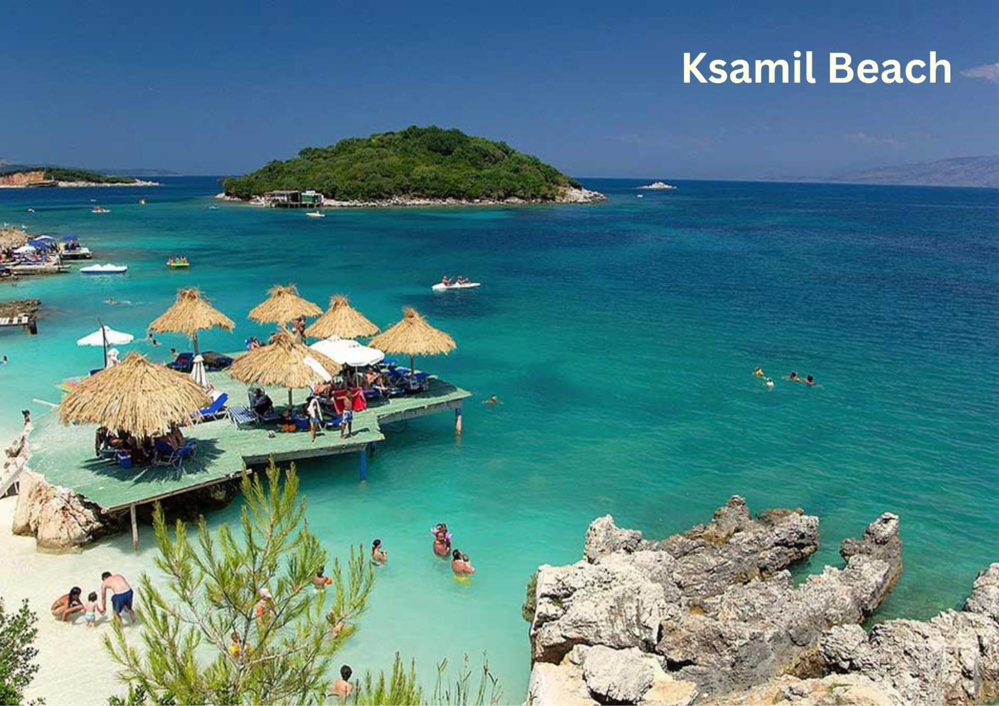 Vila Mihasi Ksamil Exteriör bild